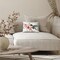 Americanflat Floral Throw Pillow with Premium Polyester - Hummingbird and Flowers